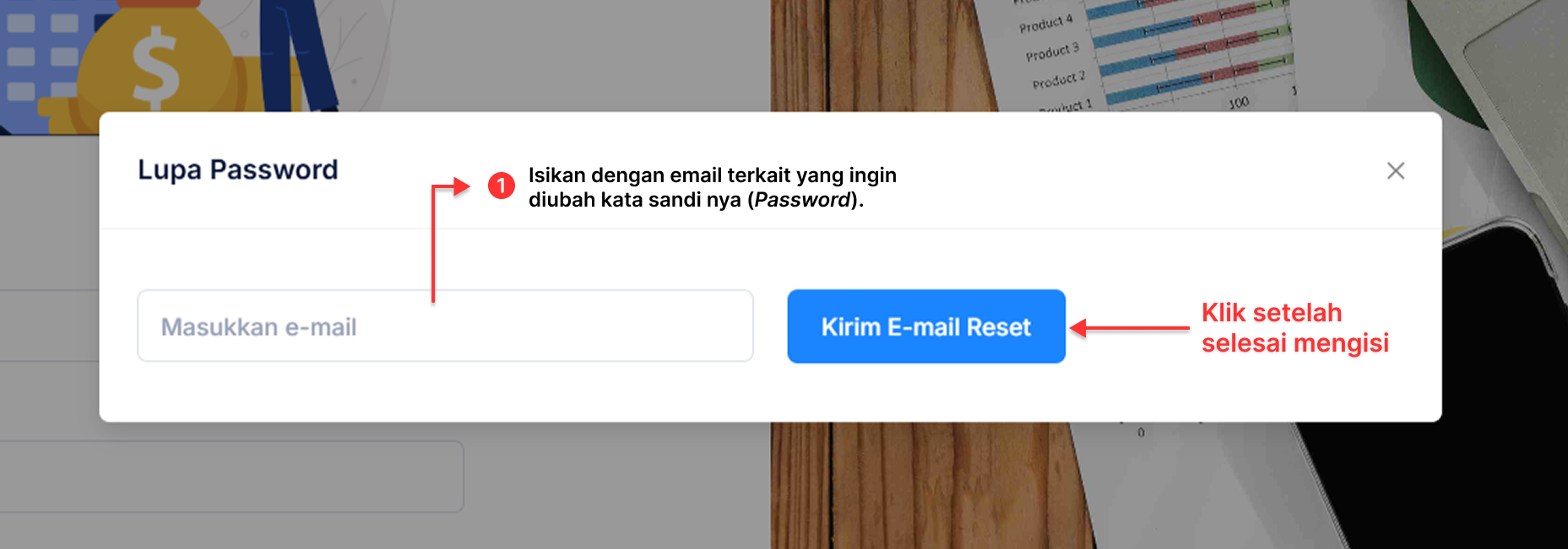 Langkah reset password