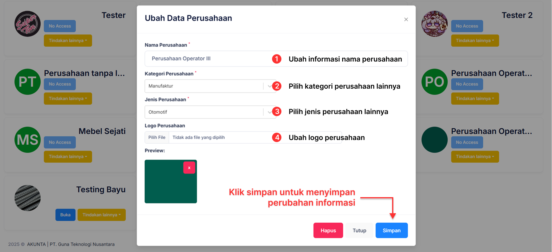 Langkah Mengubah Perusahaan