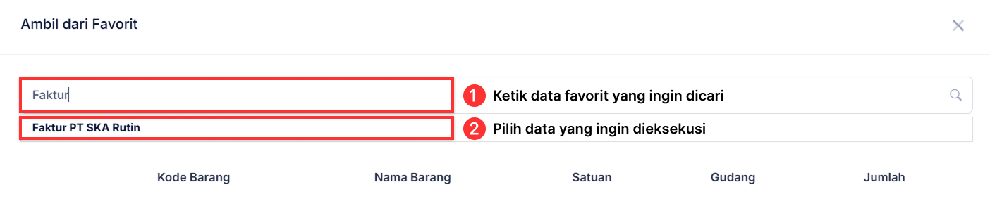 Halaman Faktur Pembelian