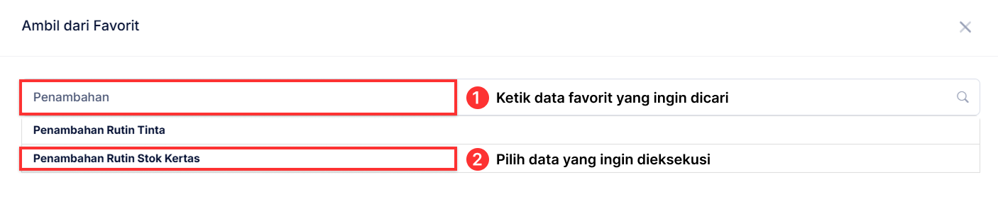 Halaman Penyesuaian Persediaan
