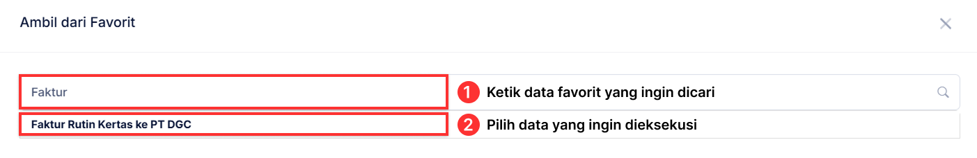 Halaman Faktur Penjualan