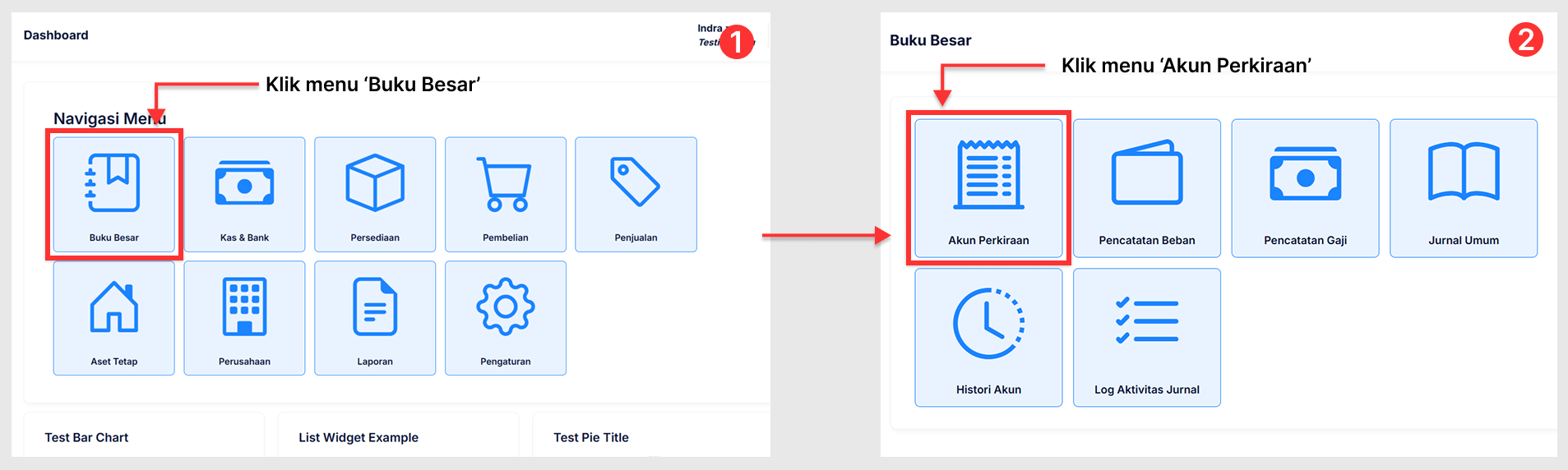 Halaman Akun Perkiraan
