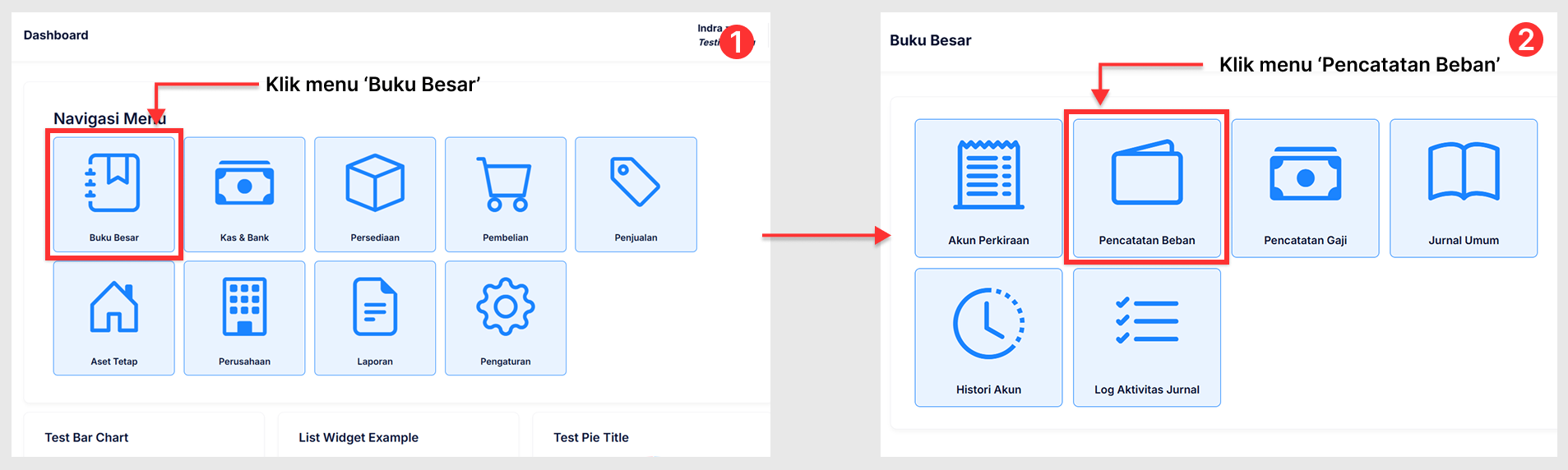 Halaman Pencatatan Beban
