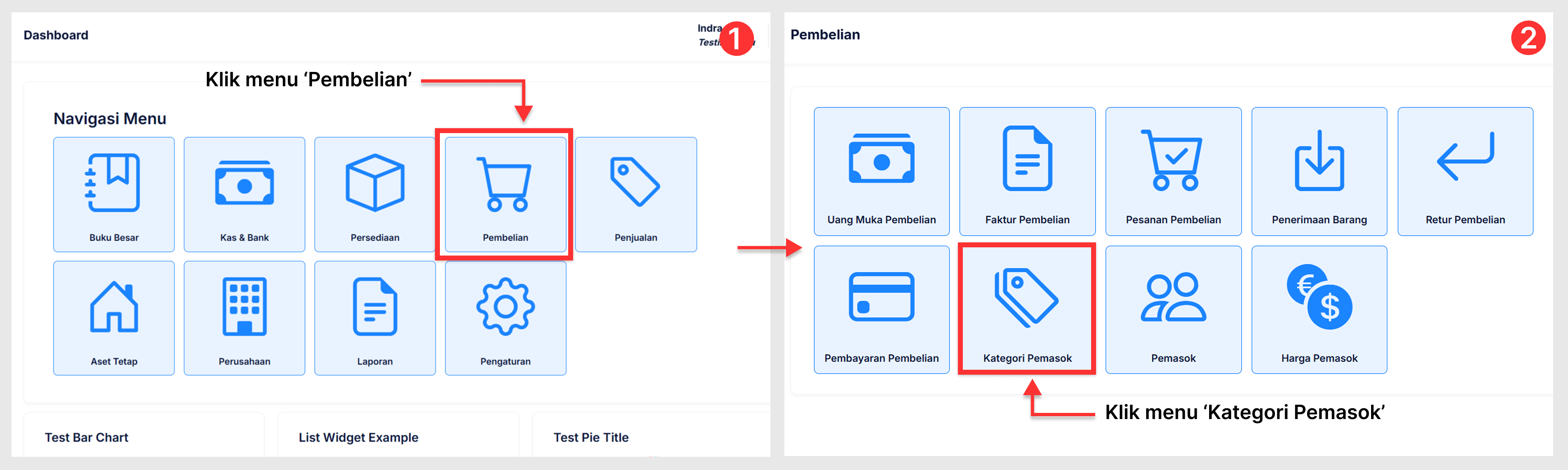 Halaman Kategori Pemasok