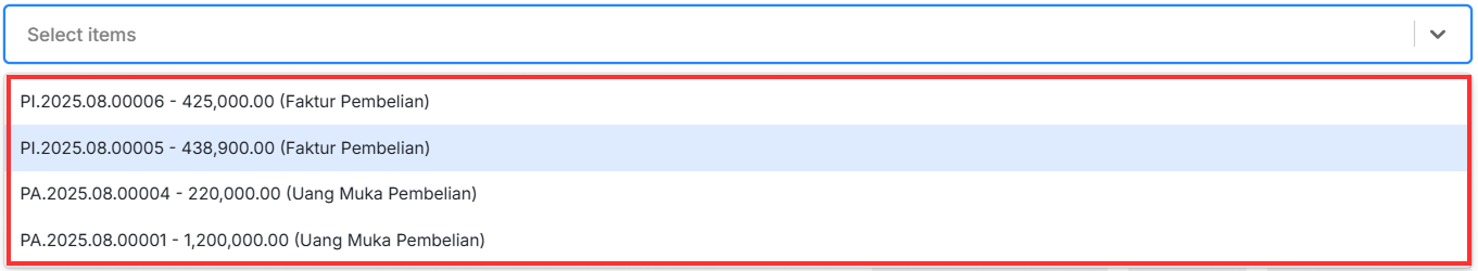Halaman Pembayaran Pembelian