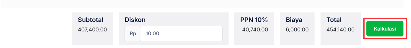 Halaman Faktur Pembelian