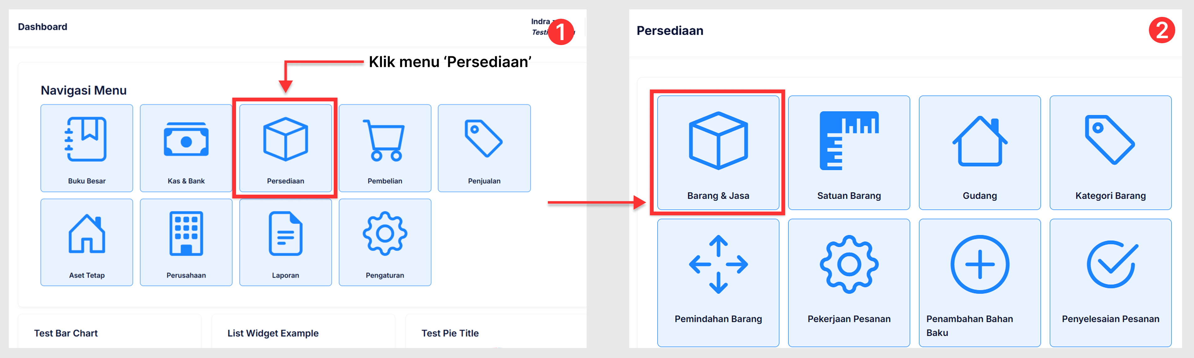 Halaman Barang &amp; Jasa