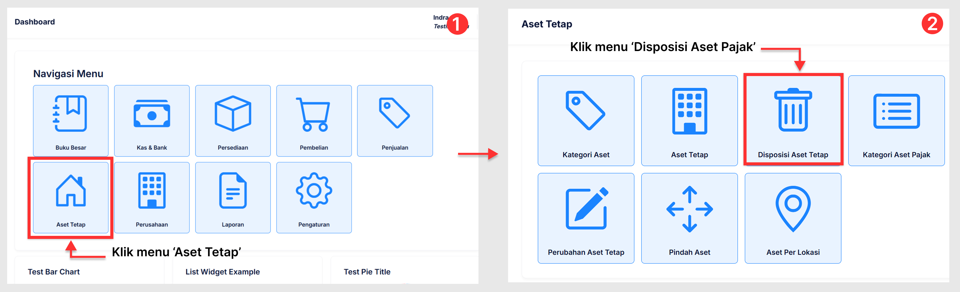 Halaman Disposisi Aset Tetap