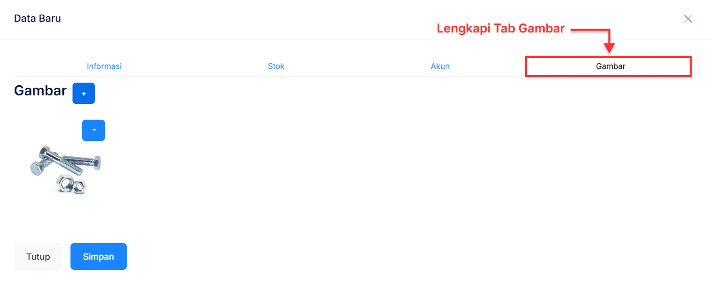 Halaman Barang &amp; Jasa