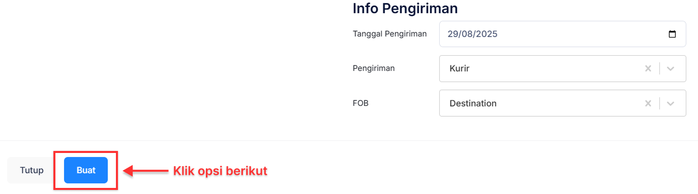 Halaman Faktur Pembelian