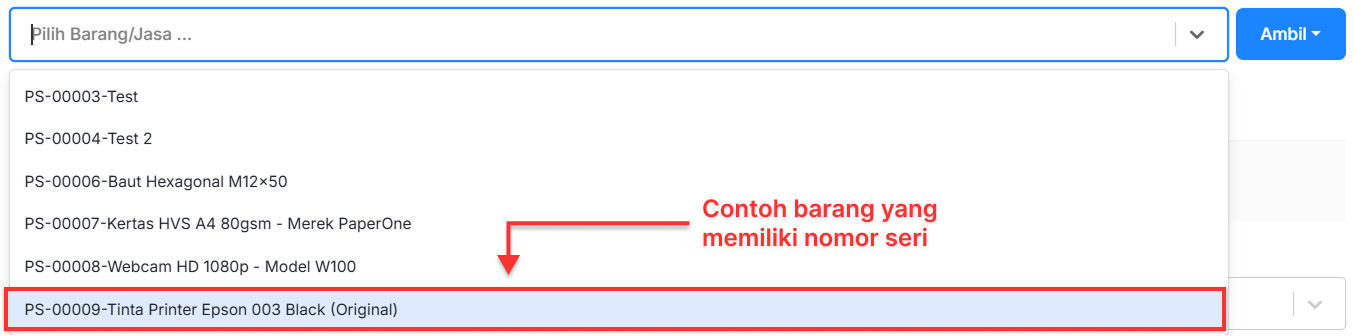 Halaman Pengiriman Pesanan