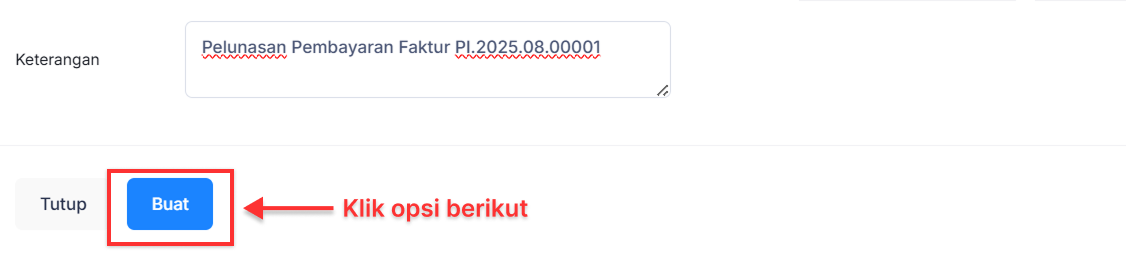 Halaman Pembayaran Pembelian