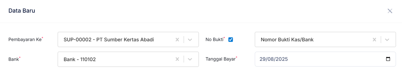 Halaman Pembayaran Pembelian