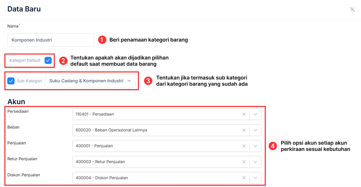 Halaman Kategori Barang