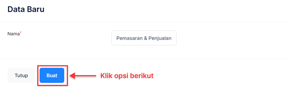 Halaman Kategori Transaksi Berulang