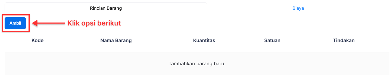 Halaman Retur Pembelian