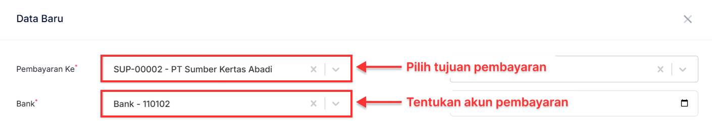Halaman Pembayaran Pembelian