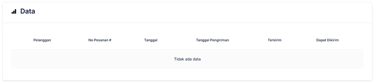 Halaman Pemenuhan Pesanan