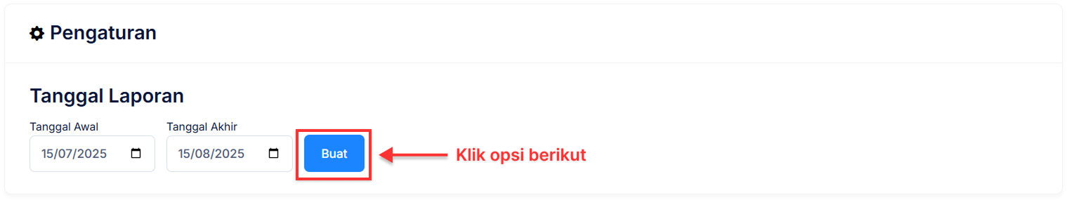Halaman Penjualan Per Pelanggan