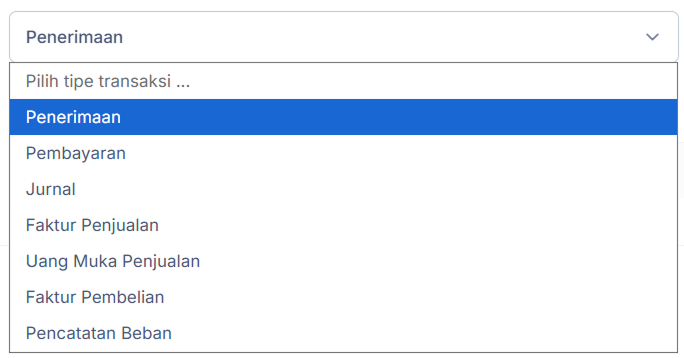 Halaman Transaksi Berulang