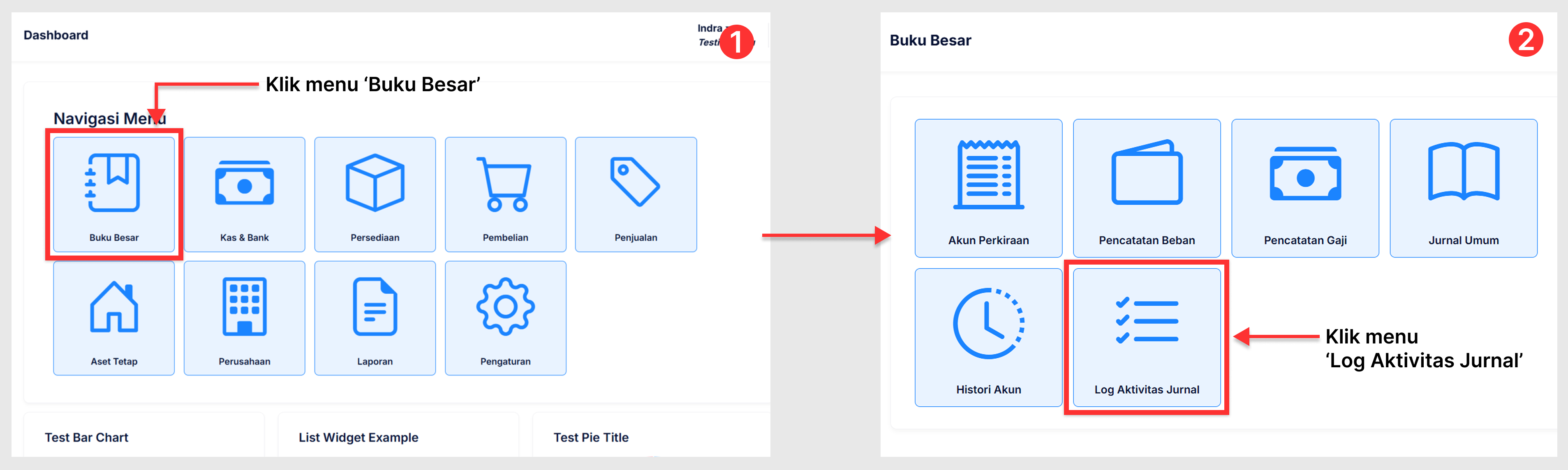Halaman Log Aktivitas