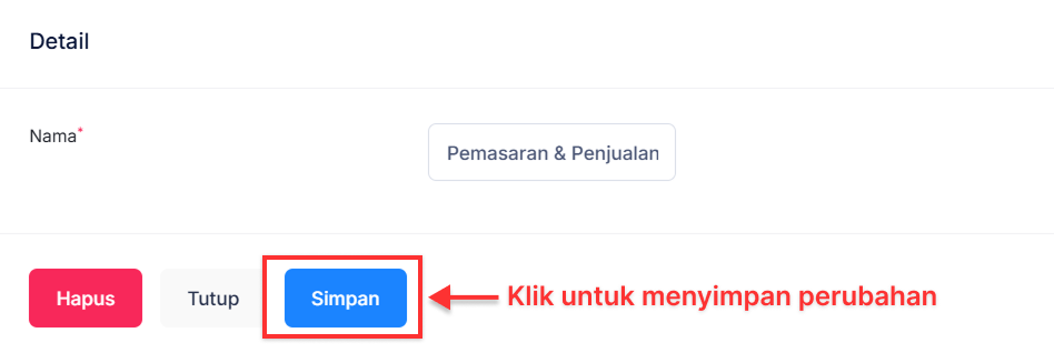 Halaman Kategori Transaksi Berulang