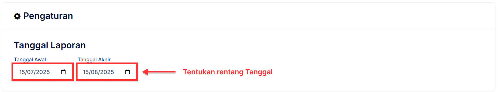 Halaman Perubahan Ekuitas Pemilik