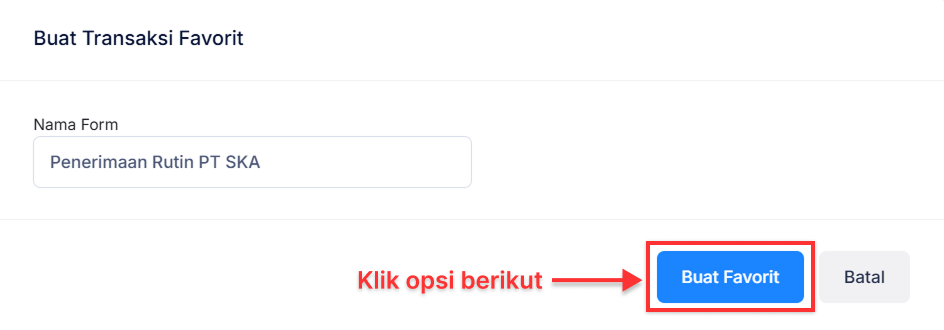 Halaman Penerimaan Barang