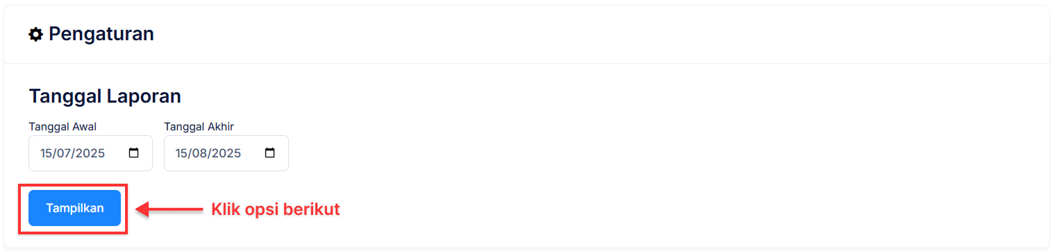 Halaman Arus Kas Tak Langsung