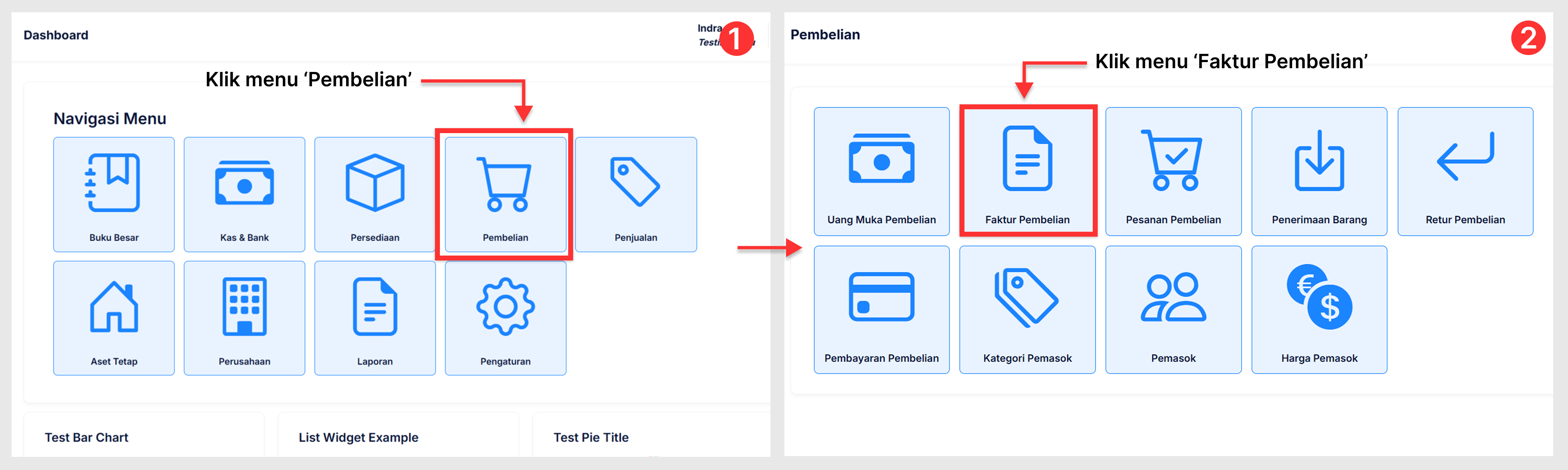 Halaman Faktur Pembelian