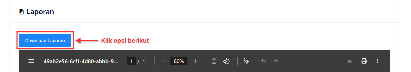 Halaman Faktur Belum Lunas