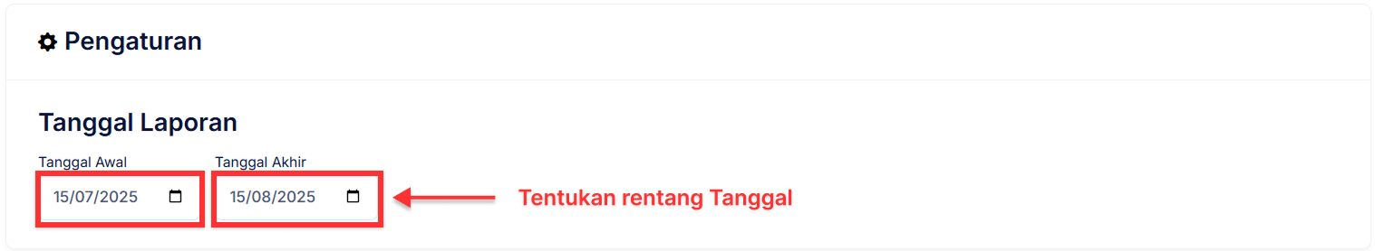 Halaman Penjualan Barang Per Pelanggan