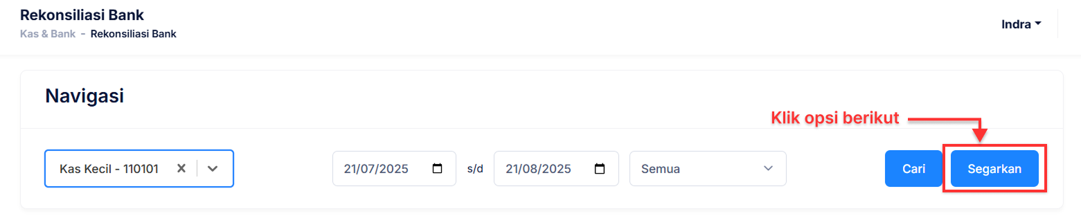 Halaman Transfer Bank