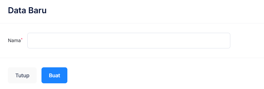 Halaman Satuan Barang
