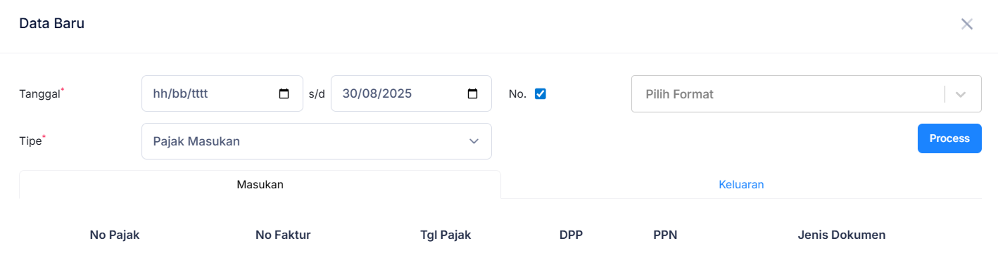 Halaman SPT PPN/PPNBM