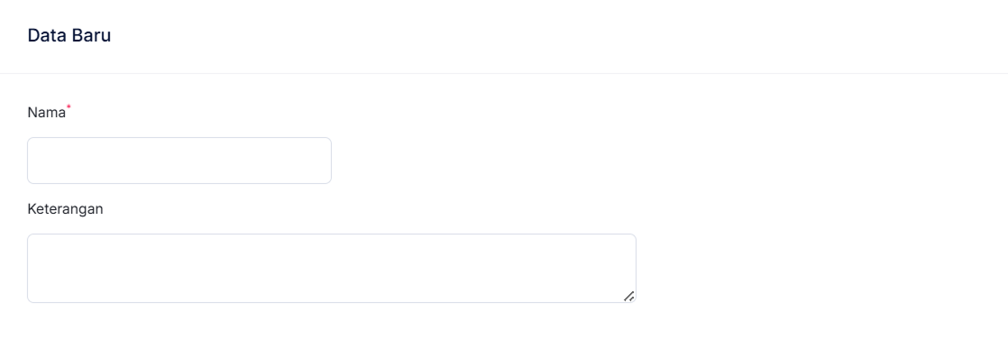 Halaman Kategori Penjualan