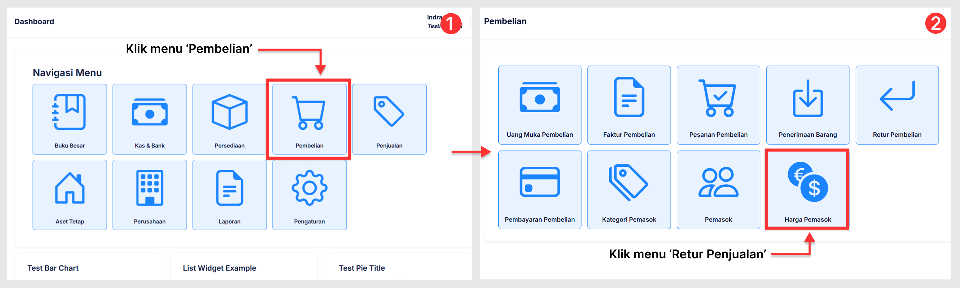 Halaman Harga Pemasok