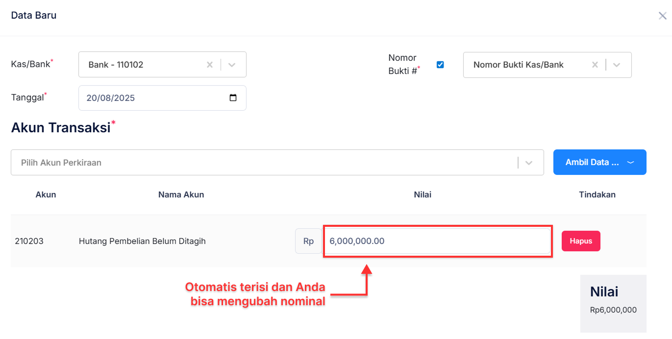 Halaman Proses Pembayaran