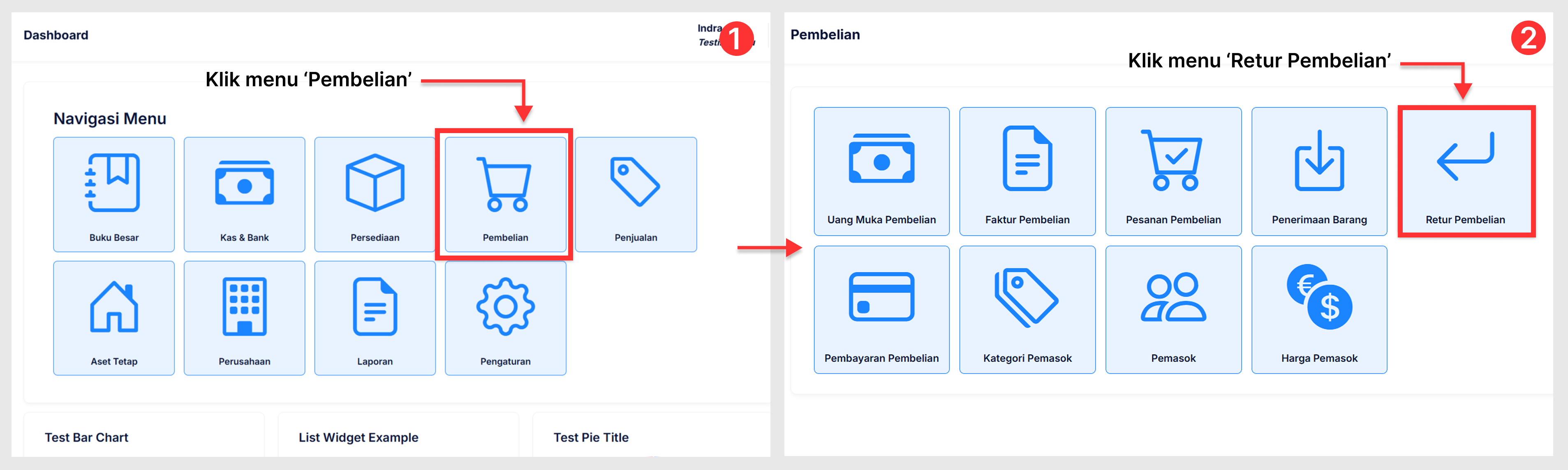 Halaman Retur Pembelian