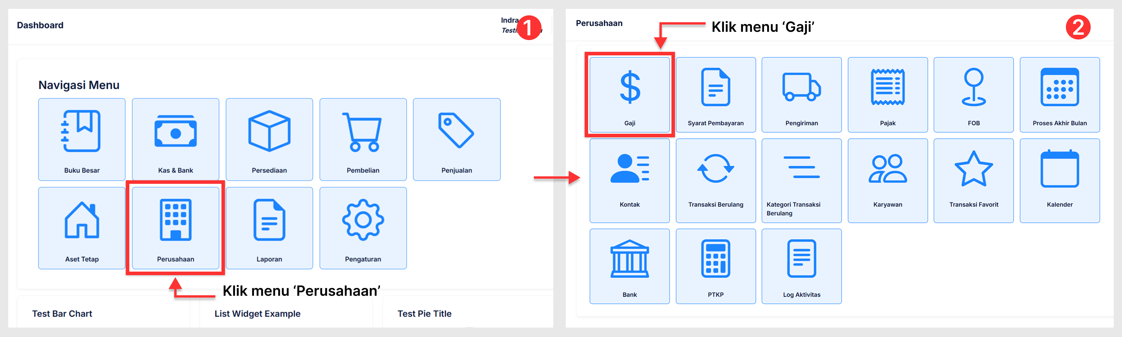 Halaman Gaji dan Tunjangan