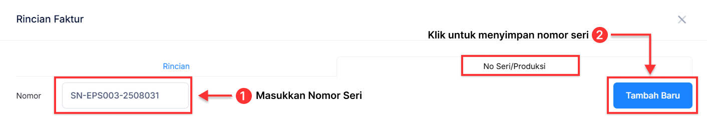 Halaman Faktur Pembelian