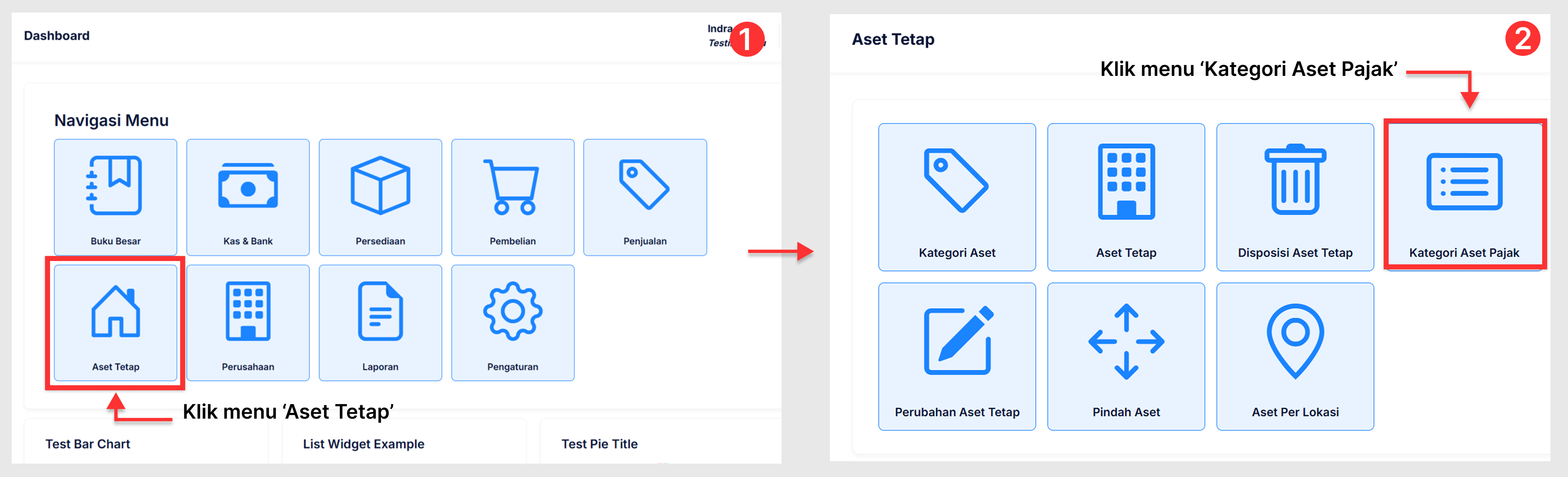 Halaman Kategori Aset Pajak