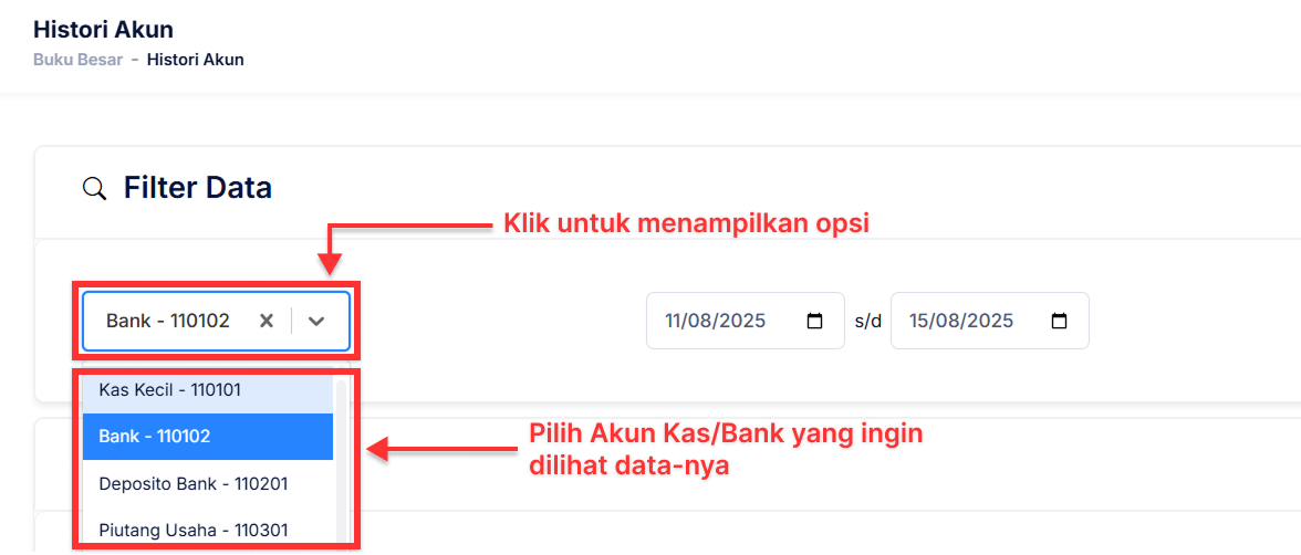 Halaman Transfer Bank