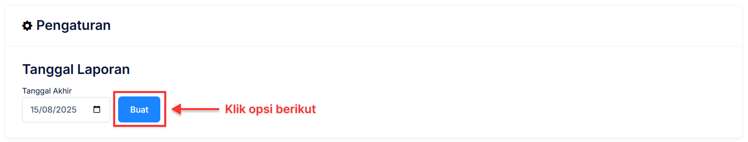 Halaman Faktur Belum Lunas (Piutang)